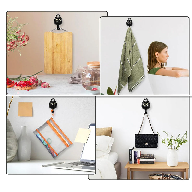 Cute Wink Cat Hooks