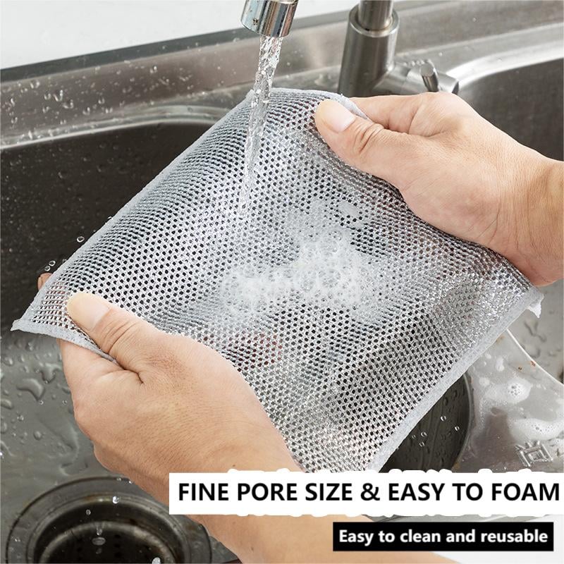 Double Layered Wire Dish Cloth