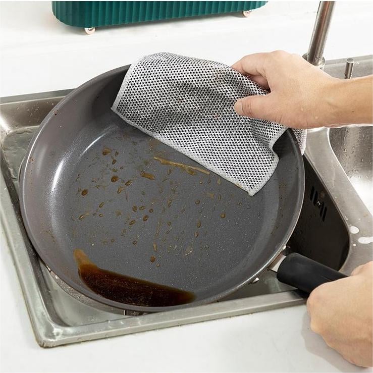 Double Layered Wire Dish Cloth