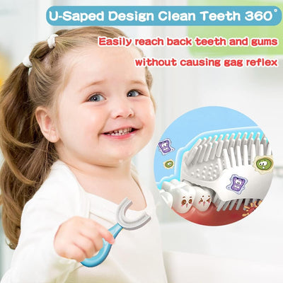 Kids U Shaped Toothbrush (Buy 1 Get 1 Free)
