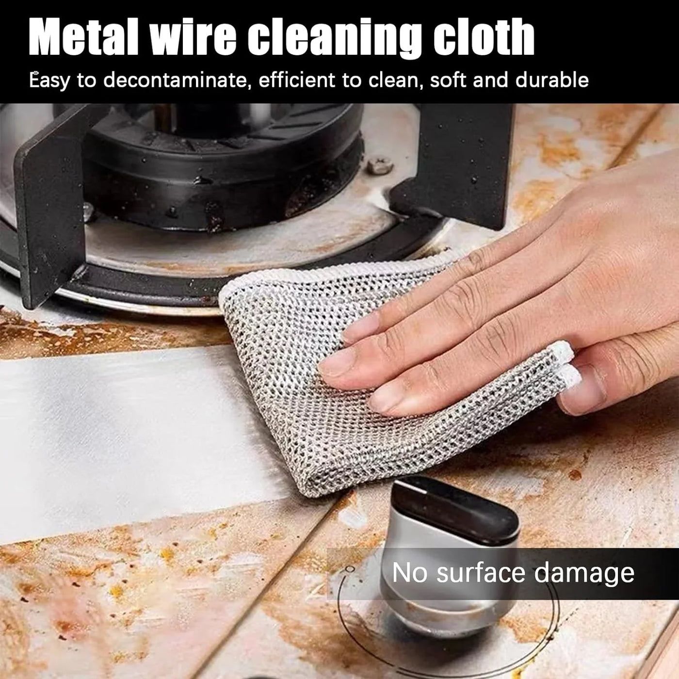 Double Layered Wire Dish Cloth