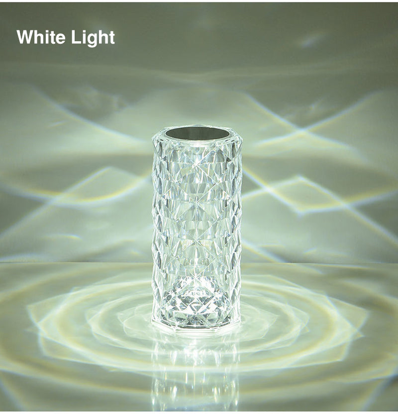 LED CRYSTAL ROSE TOUCH LAMP