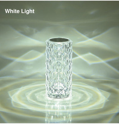 LED CRYSTAL ROSE TOUCH LAMP