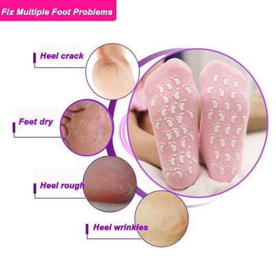 Spa Gel Socks ( 2 Pair Of Socks)