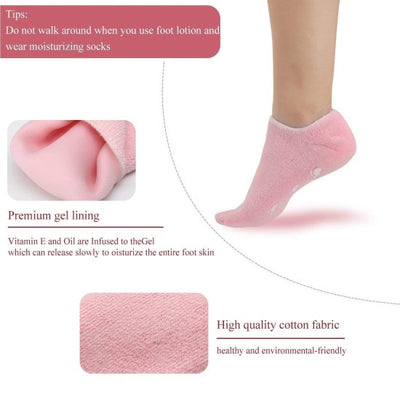 Spa Gel Socks ( 2 Pair Of Socks)