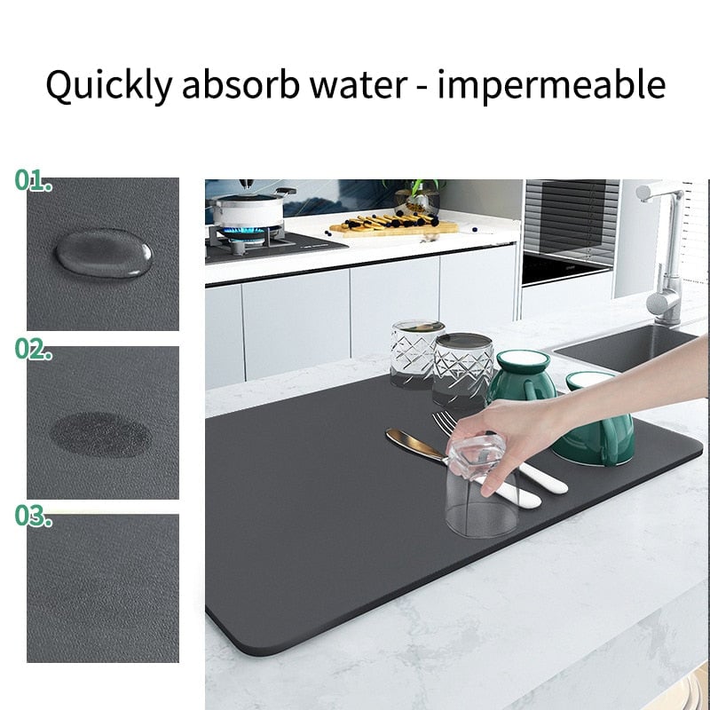 Kitchen Dish Mat (Buy 1 Get 1 Free)